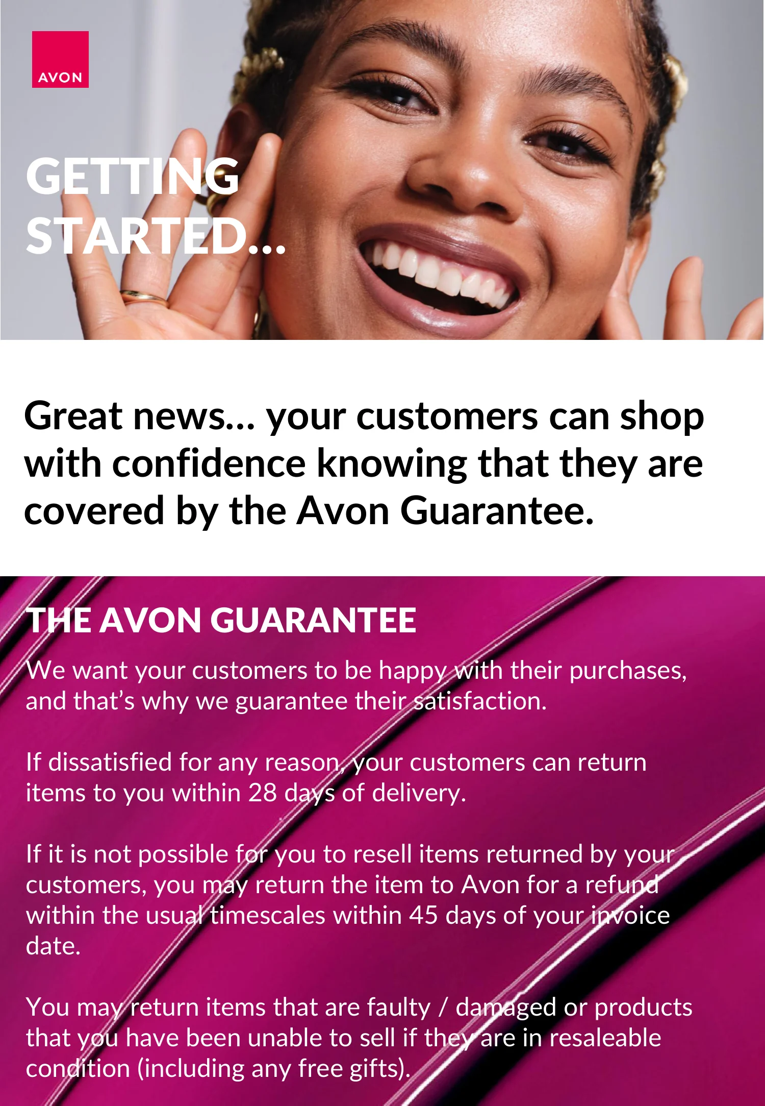 A Guide to Returns | Avon UK